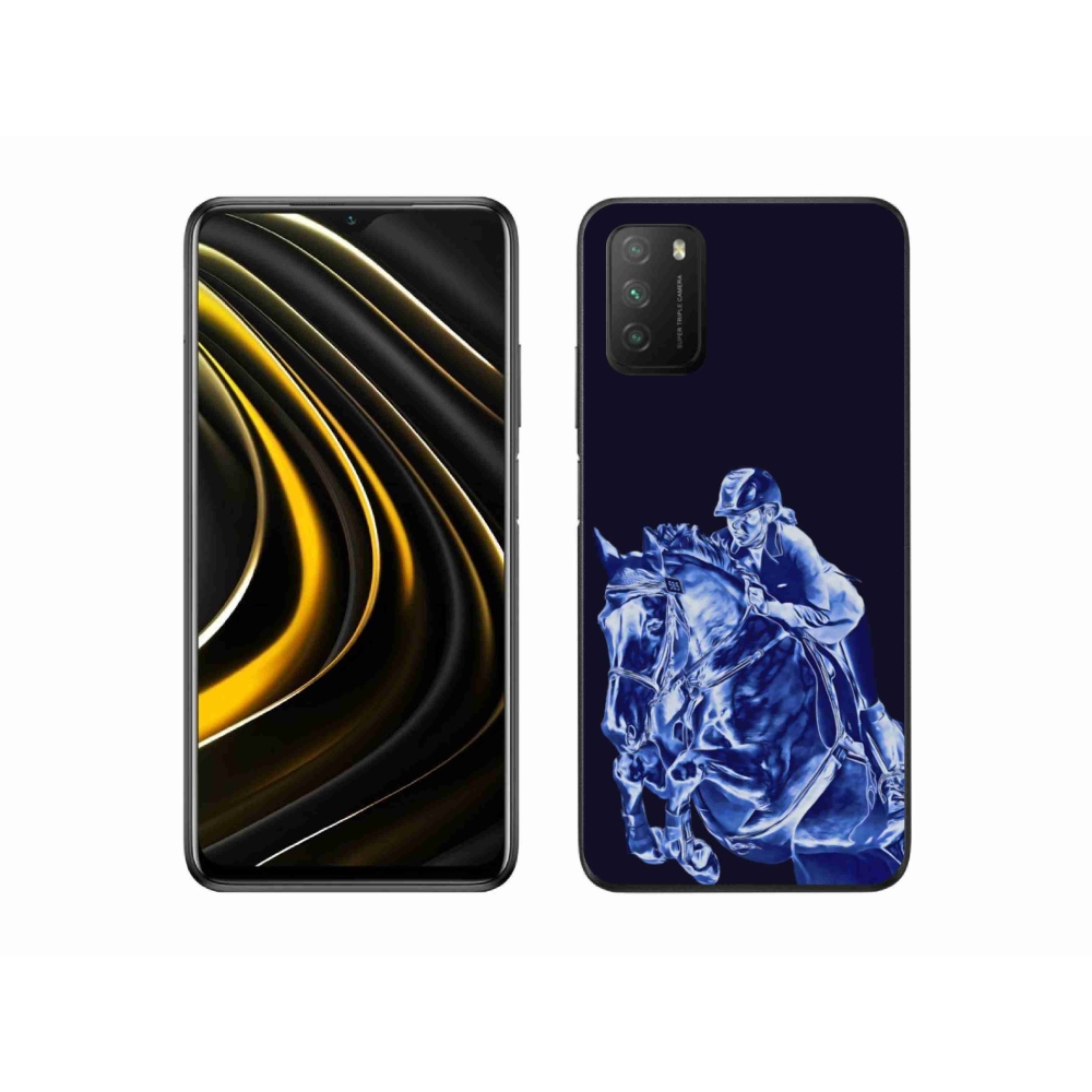 Gelový kryt mmCase na Xiaomi Poco M3 - dostihový kůň