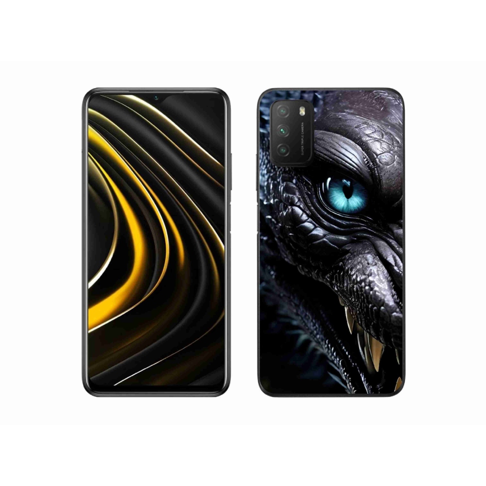 Gelový kryt mmCase na Xiaomi Poco M3 - dračí pohled