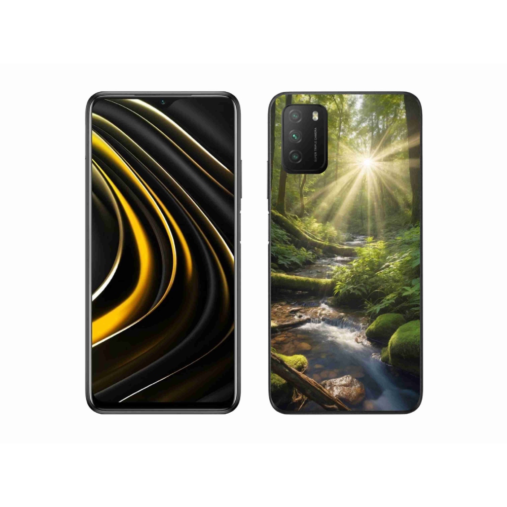 Gelový kryt mmCase na Xiaomi Poco M3 - hlubina lesa