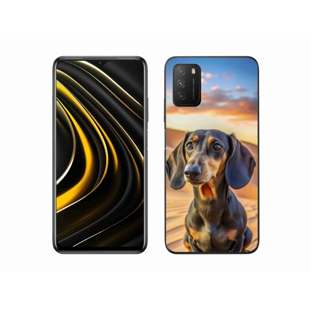 Gelový kryt mmCase na Xiaomi Poco M3 - jezevčík 3 