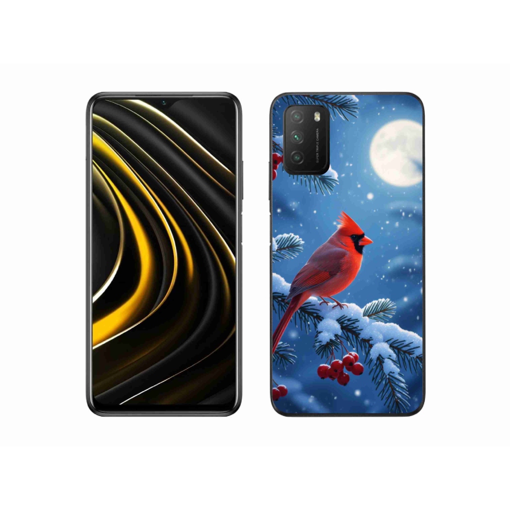 Gelový kryt mmCase na Xiaomi Poco M3 - kardinál červený
