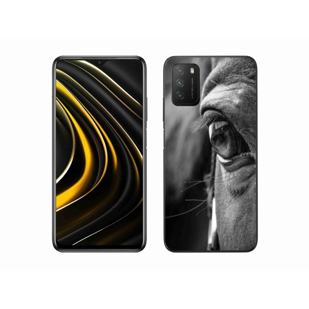 Gelový kryt mmCase na Xiaomi Poco M3 - koňský pohled
