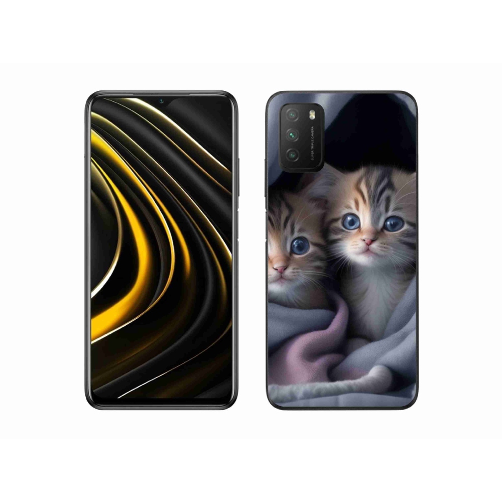Gelový kryt mmCase na Xiaomi Poco M3 - kočičí duo 2