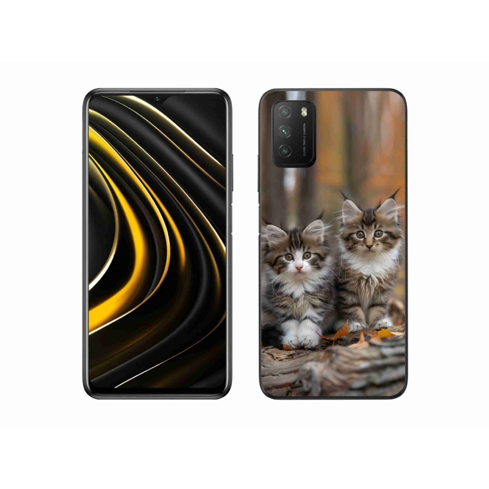 Gelový kryt mmCase na Xiaomi Poco M3 - kočičí duo 3