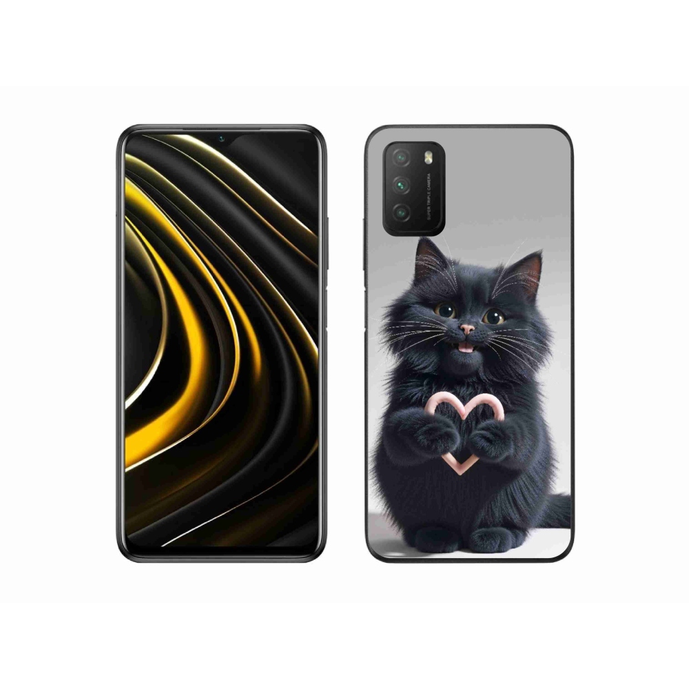 Gelový kryt mmCase na Xiaomi Poco M3 - kočičí láska 3