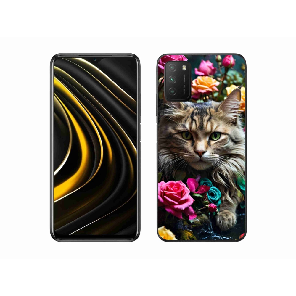 Gelový kryt mmCase na Xiaomi Poco M3 - kočíčí pohled 2