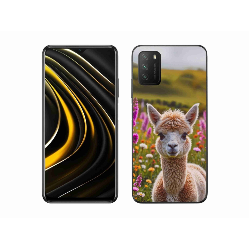 Gelový kryt mmCase na Xiaomi Poco M3 - lama na louce