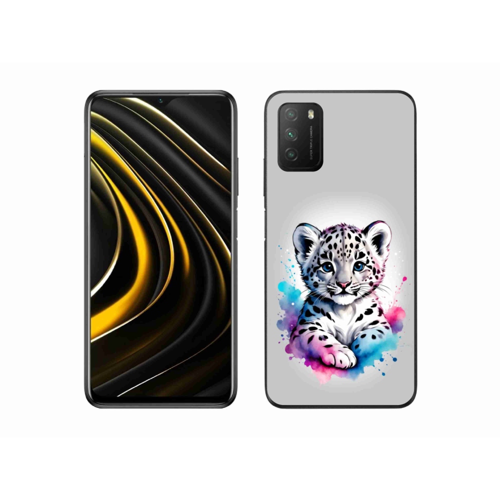 Gelový kryt mmCase na Xiaomi Poco M3 - levhartí mládě