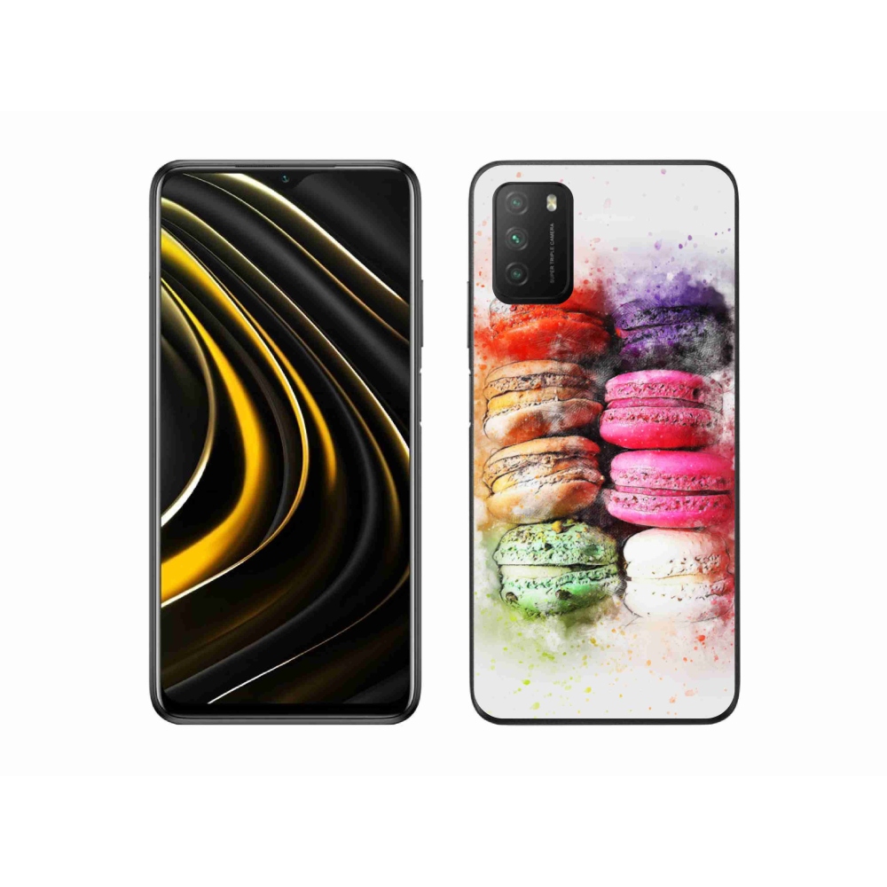 Gelový kryt mmCase na Xiaomi Poco M3 - makrónky