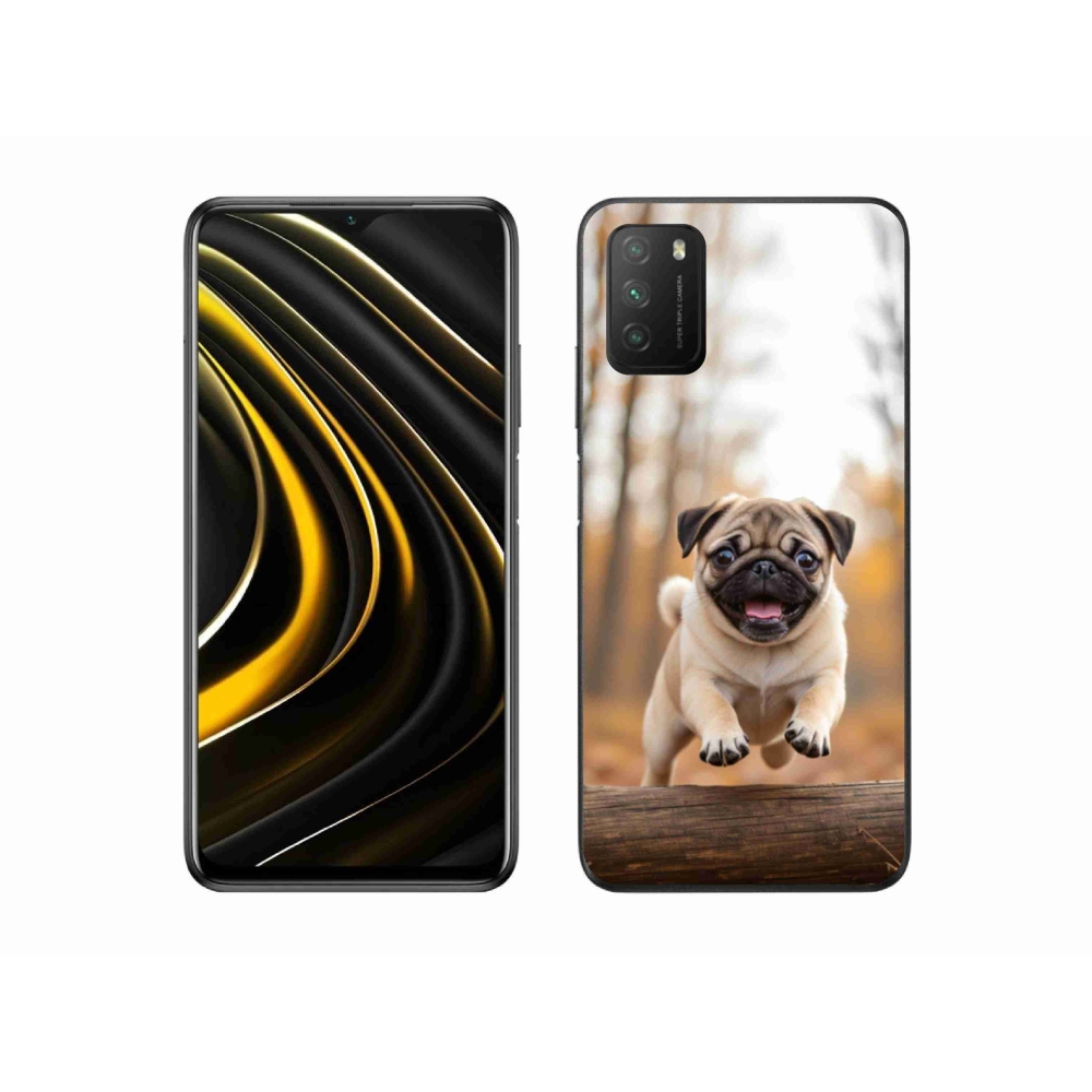 Gelový kryt mmCase na Xiaomi Poco M3 - mops 2