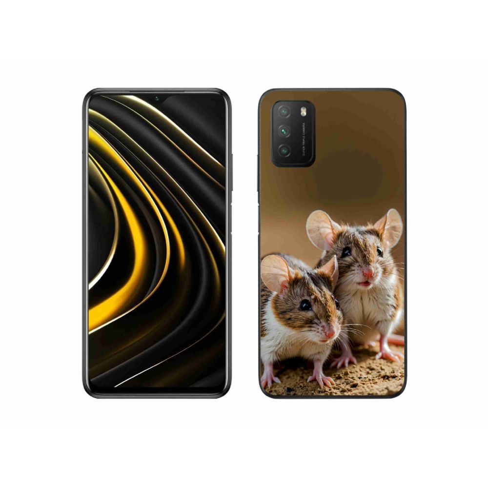 Gelový kryt mmCase na Xiaomi Poco M3 - myší duo