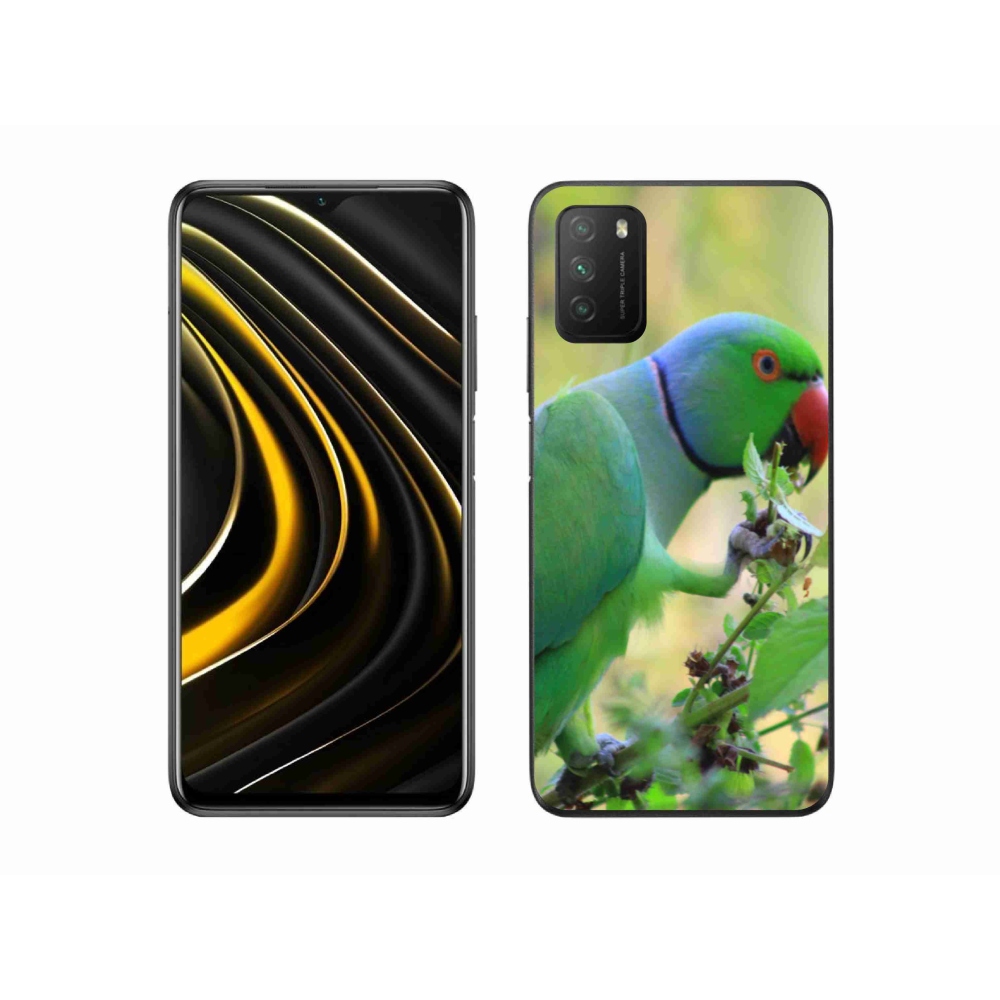Gelový kryt mmCase na Xiaomi Poco M3 - papoušek alexandr