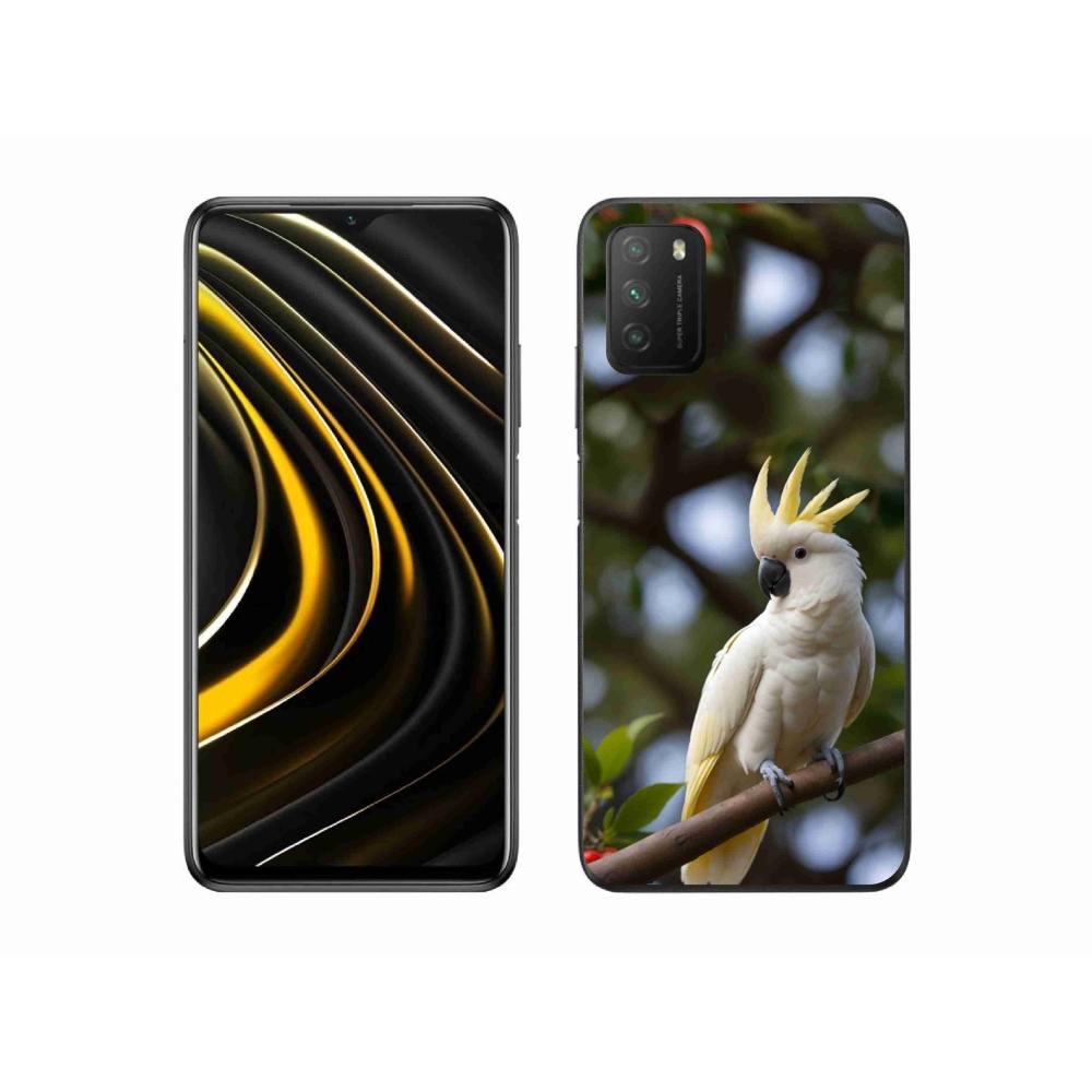 Gelový kryt mmCase na Xiaomi Poco M3 - papoušek kakadu 3