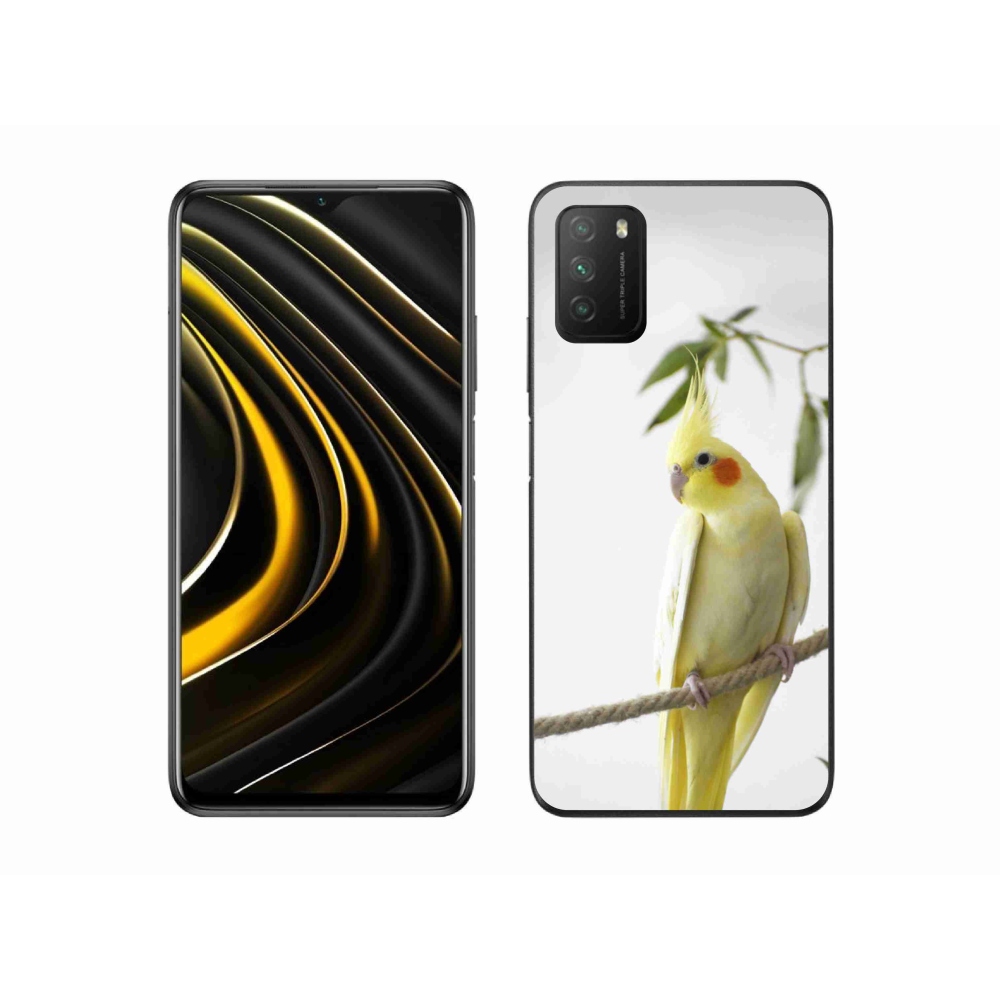 Gelový kryt mmCase na Xiaomi Poco M3 - papoušek korela chocholatá