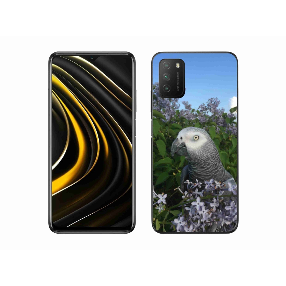 Gelový kryt mmCase na Xiaomi Poco M3 - papoušek žako