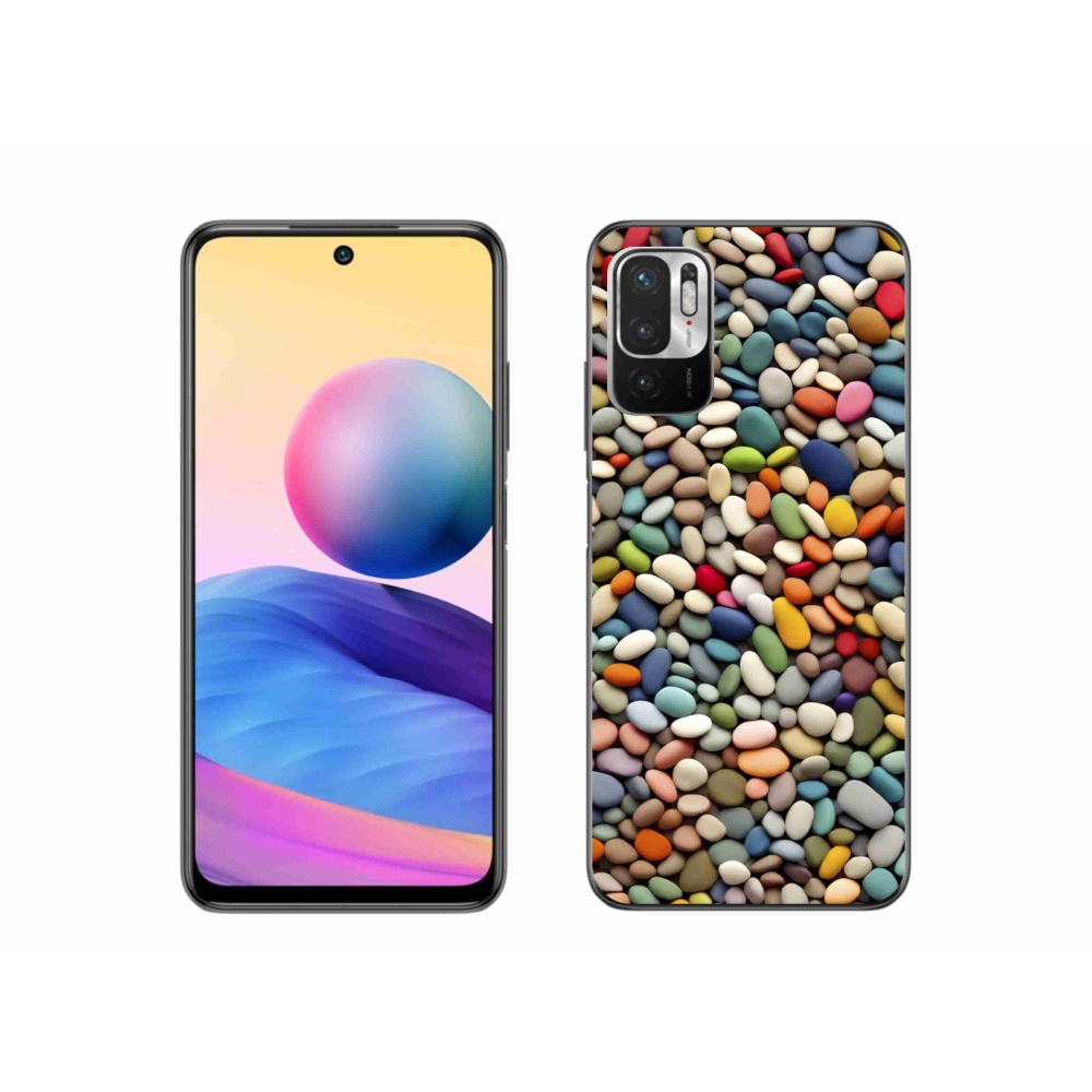 Gelový kryt mmCase na Xiaomi Poco M3 Pro/5G - barevné kamínky 2