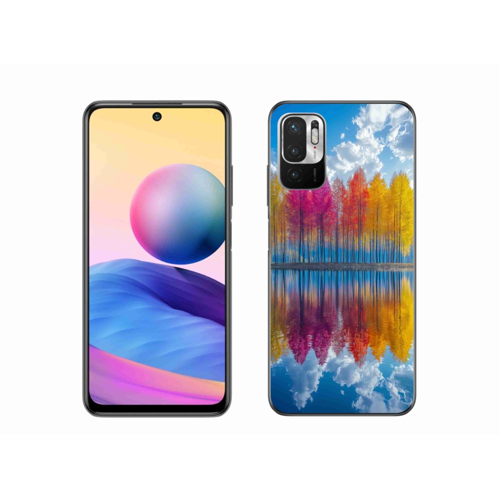 Gelový kryt mmCase na Xiaomi Poco M3 Pro/5G - barevné stromy