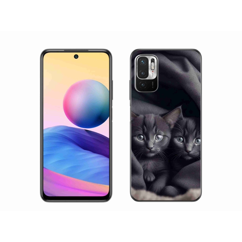 Gelový kryt mmCase na Xiaomi Poco M3 Pro/5G - kočičí duo