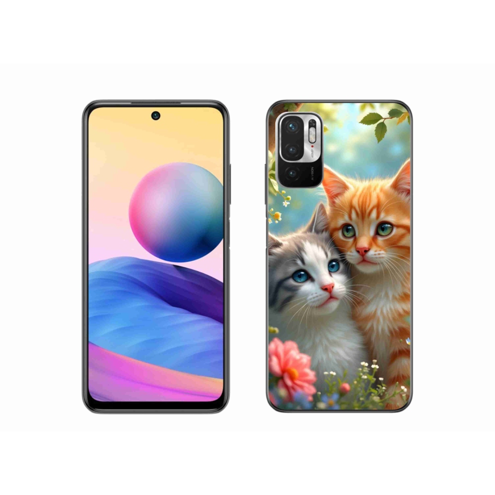 Gelový kryt mmCase na Xiaomi Poco M3 Pro/5G - kočičí láska 2