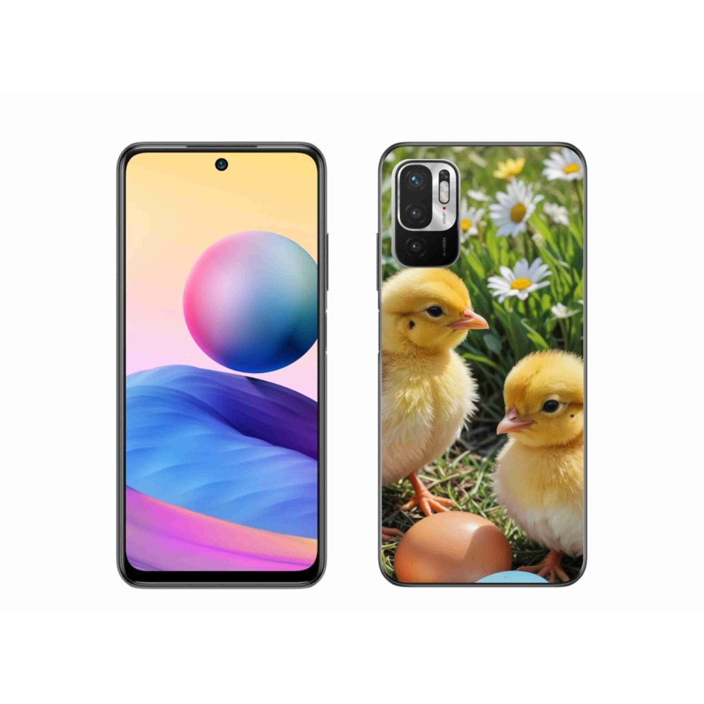 Gelový kryt mmCase na Xiaomi Poco M3 Pro/5G - kuřátka