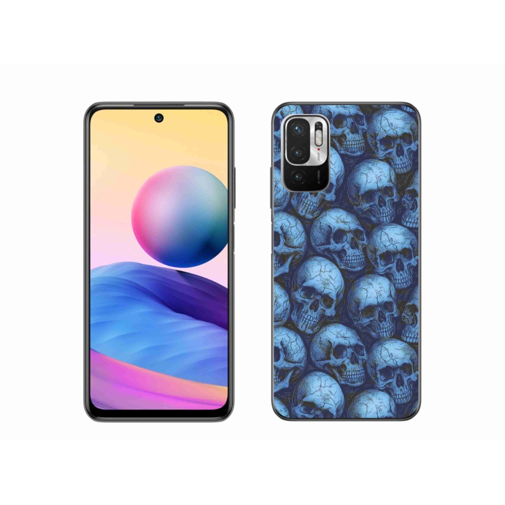 Gelový kryt mmCase na Xiaomi Poco M3 Pro/5G - lebky