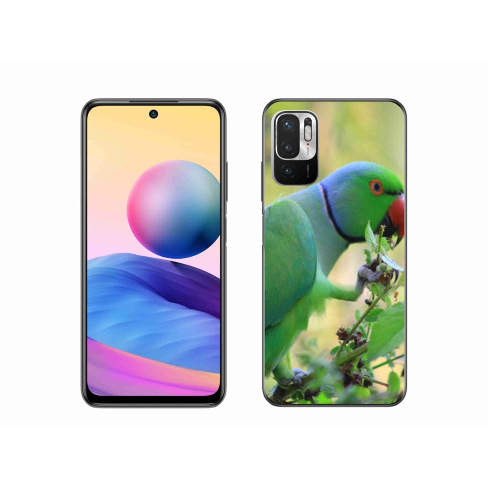 Gelový kryt mmCase na Xiaomi Poco M3 Pro/5G - papoušek alexandr