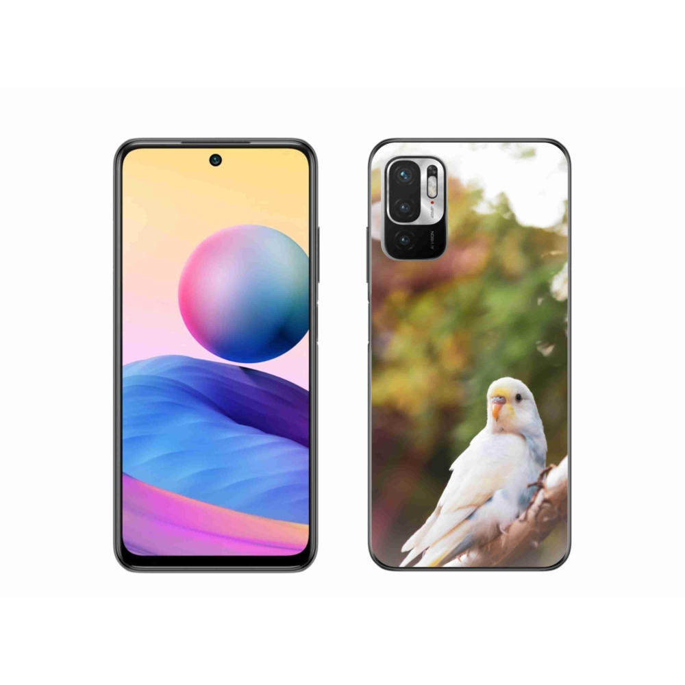 Gelový kryt mmCase na Xiaomi Poco M3 Pro/5G - andulka bílá