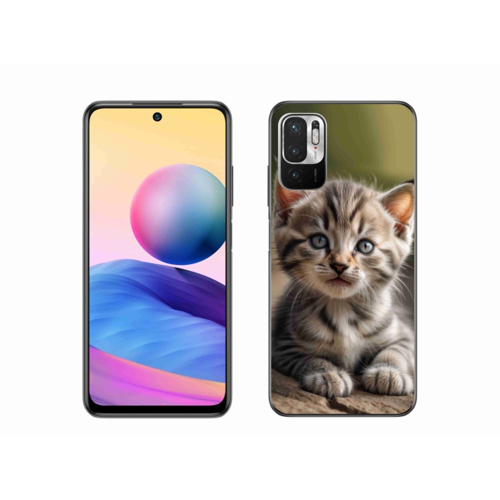 Gelový kryt mmCase na Xiaomi Poco M3 Pro/5G - roztomilé kotě 9