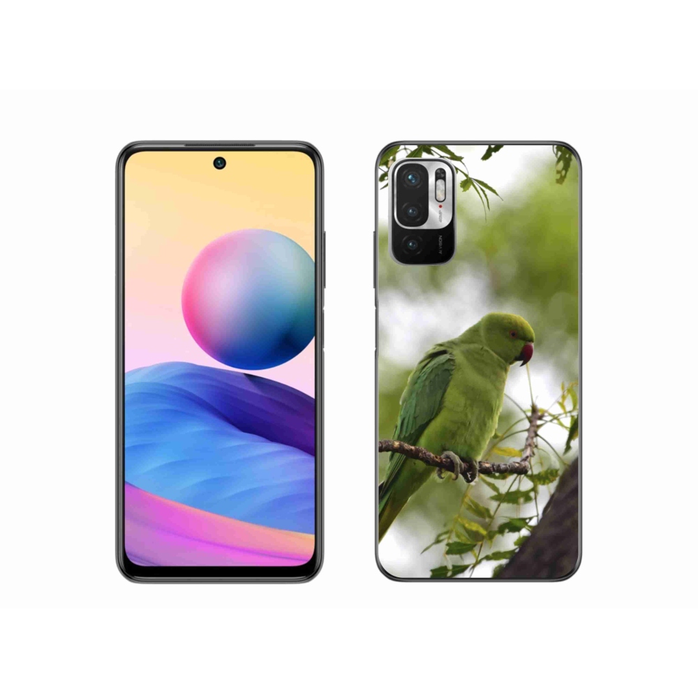 Gelový kryt mmCase na Xiaomi Poco M3 Pro/5G - zelený papoušek