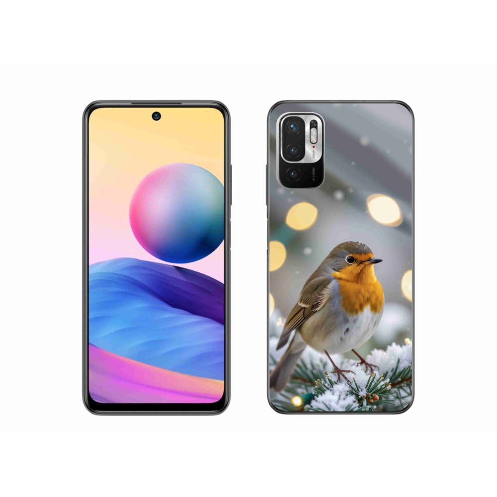 Gelový kryt mmCase na Xiaomi Poco M3 Pro - červenka v zimě
