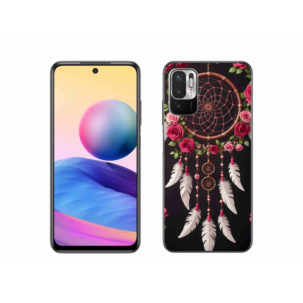 Gelový kryt mmCase na Xiaomi Poco M3 Pro - lapač snů s růžemi