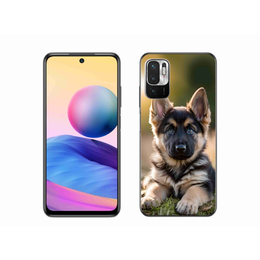 Gelový kryt mmCase na Xiaomi Poco M3 Pro - německý ovčák v přírodě