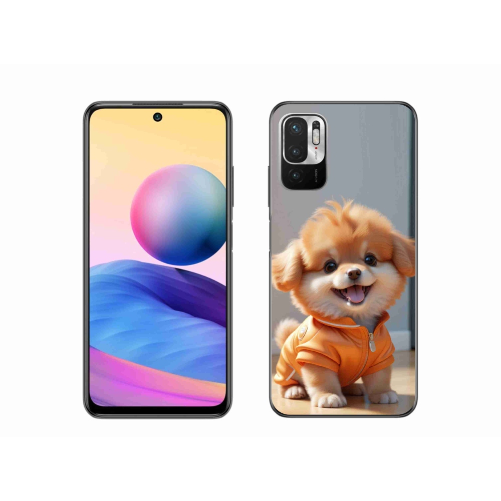 Gelový kryt mmCase na Xiaomi Poco M3 Pro - roztomilý pomeranian v mikině