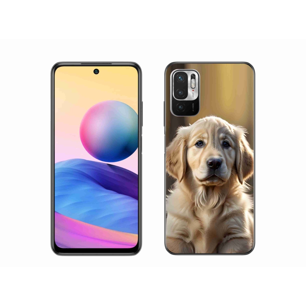 Gelový kryt mmCase na Xiaomi Poco M3 Pro - roztomilý zlatý retrívr