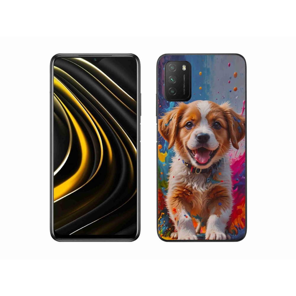 Gelový kryt mmCase na Xiaomi Poco M3 - roztomilé štěně 3