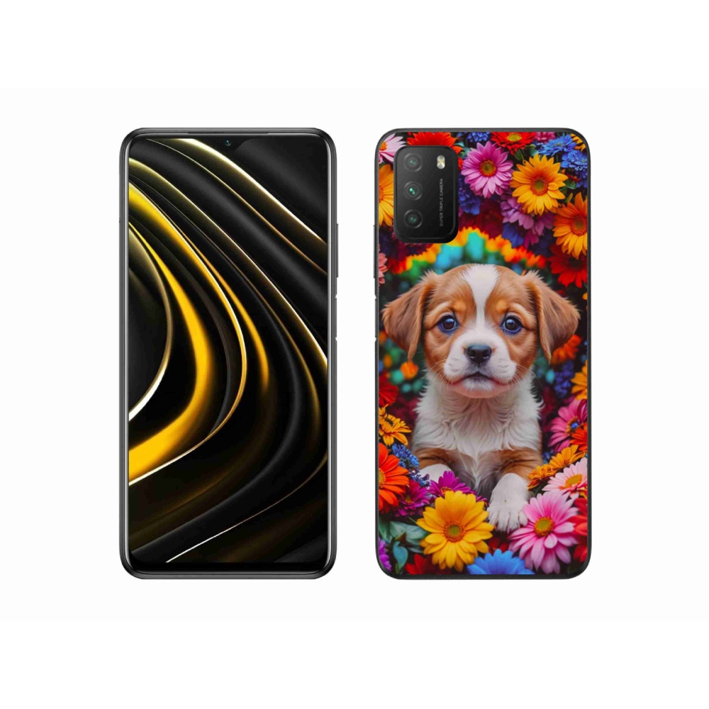 Gelový kryt mmCase na Xiaomi Poco M3 - roztomilé štěně