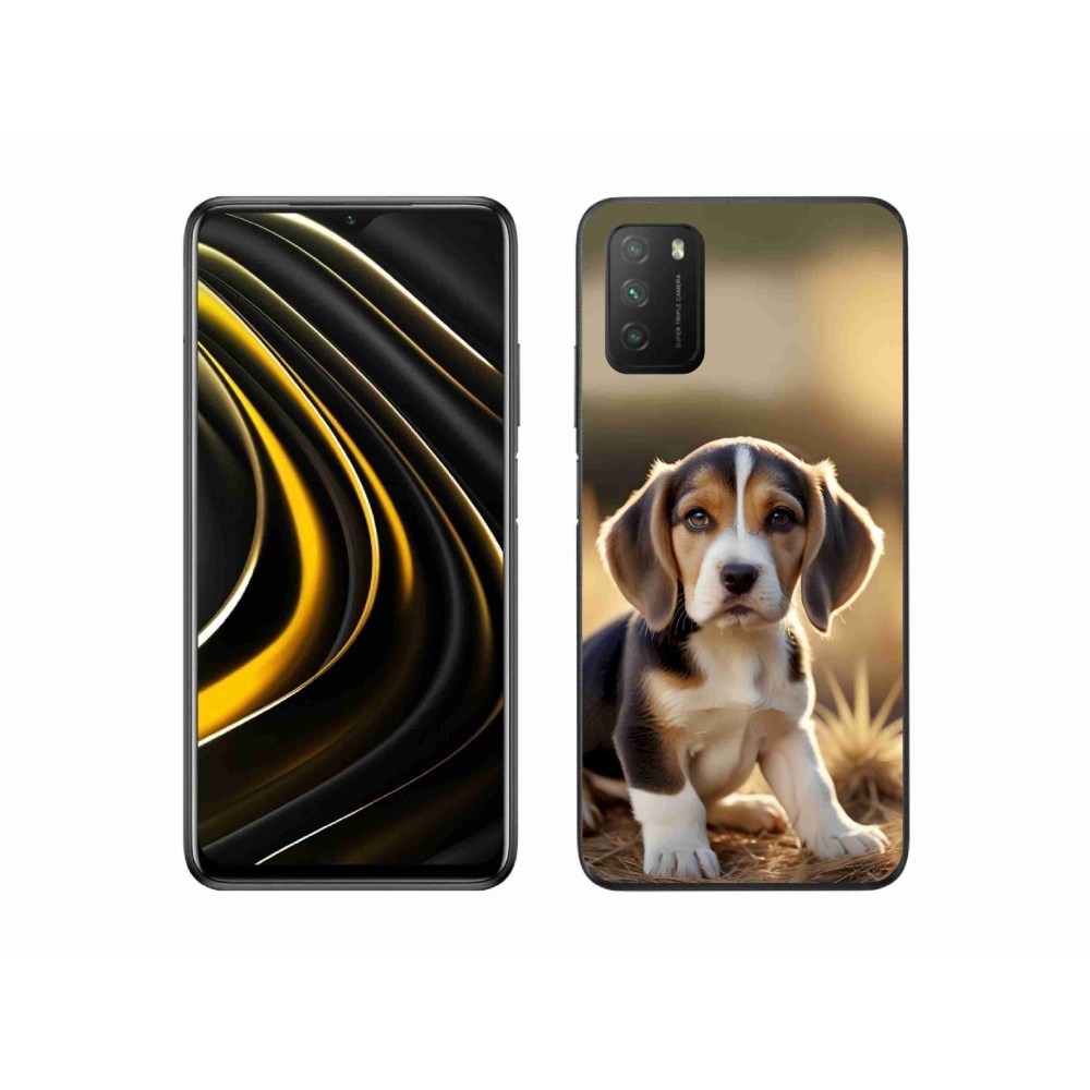 Gelový kryt mmCase na Xiaomi Poco M3 - roztomilý bígl