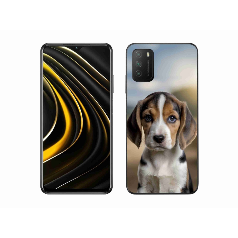 Gelový kryt mmCase na Xiaomi Poco M3 - roztomilý bígl