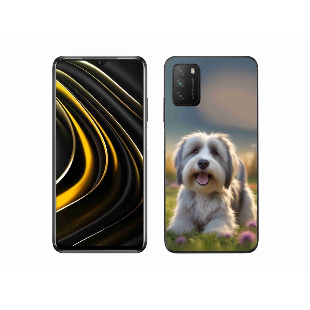 Gelový kryt mmCase na Xiaomi Poco M3 - roztomilý havanský psík