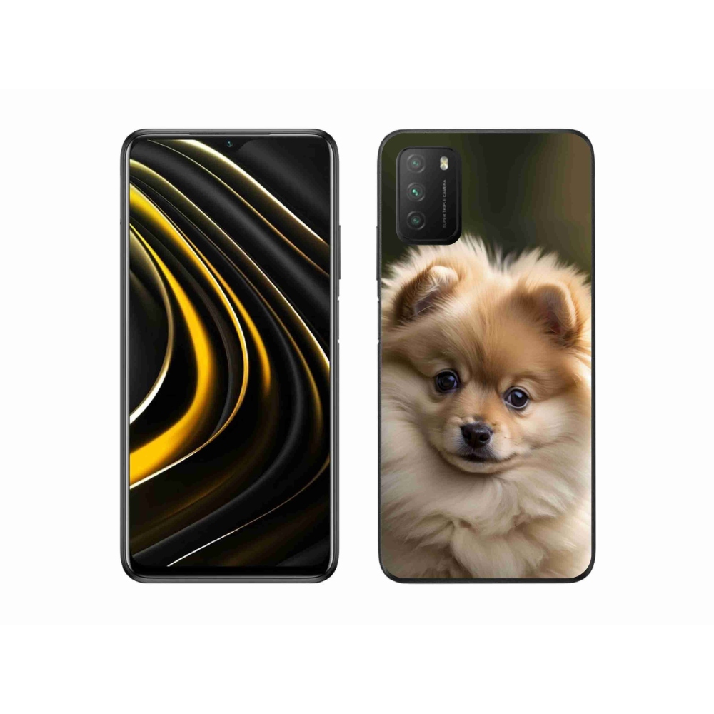 Gelový kryt mmCase na Xiaomi Poco M3 - roztomilý pomeranian 2
