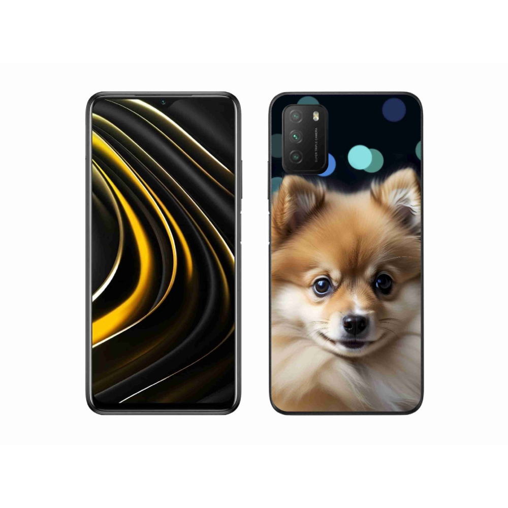 Gelový kryt mmCase na Xiaomi Poco M3 - roztomilý pomeranian