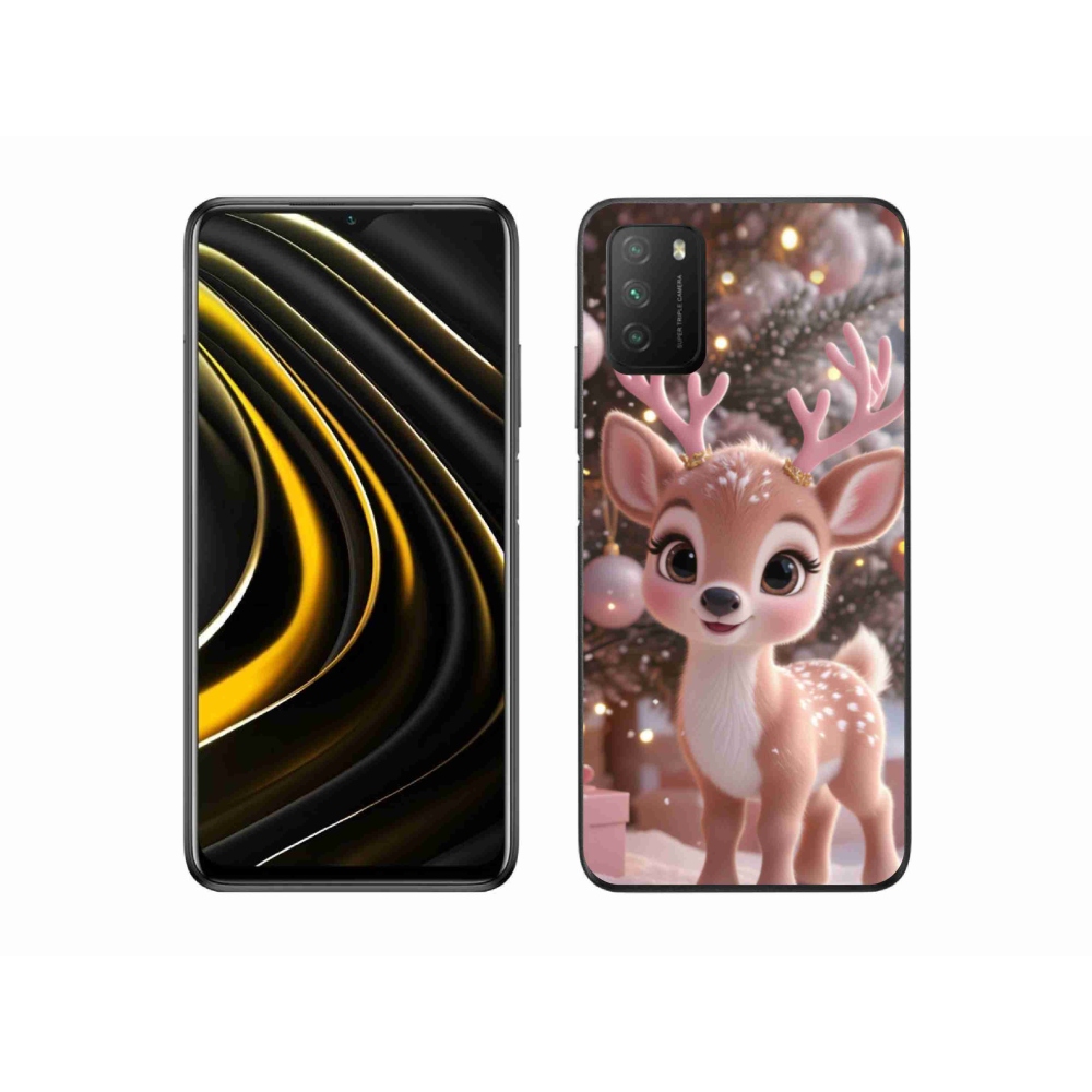 Gelový kryt mmCase na Xiaomi Poco M3 - roztomilý sob