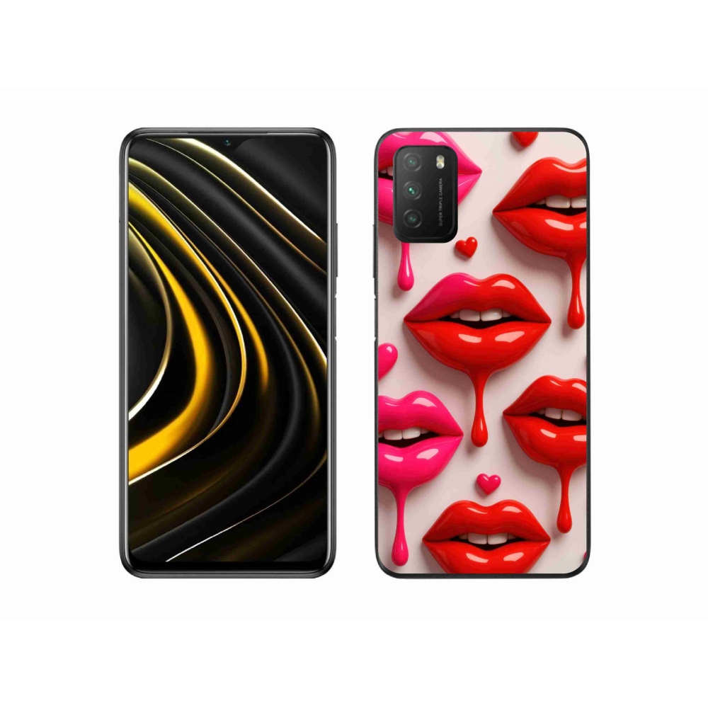 Gelový kryt mmCase na Xiaomi Poco M3 - rty 2
