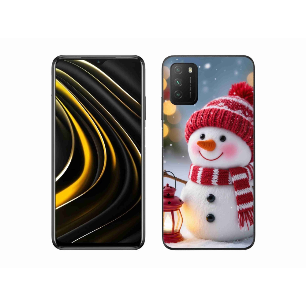 Gelový kryt mmCase na Xiaomi Poco M3 - sněhulák 2