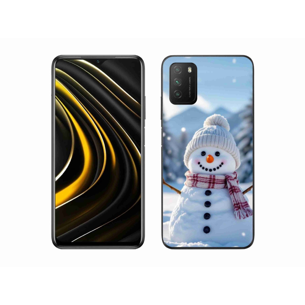 Gelový kryt mmCase na Xiaomi Poco M3 - sněhulák 3