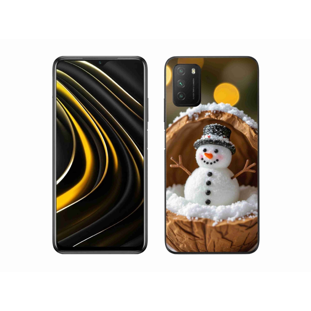 Gelový kryt mmCase na Xiaomi Poco M3 - sněhulák 4