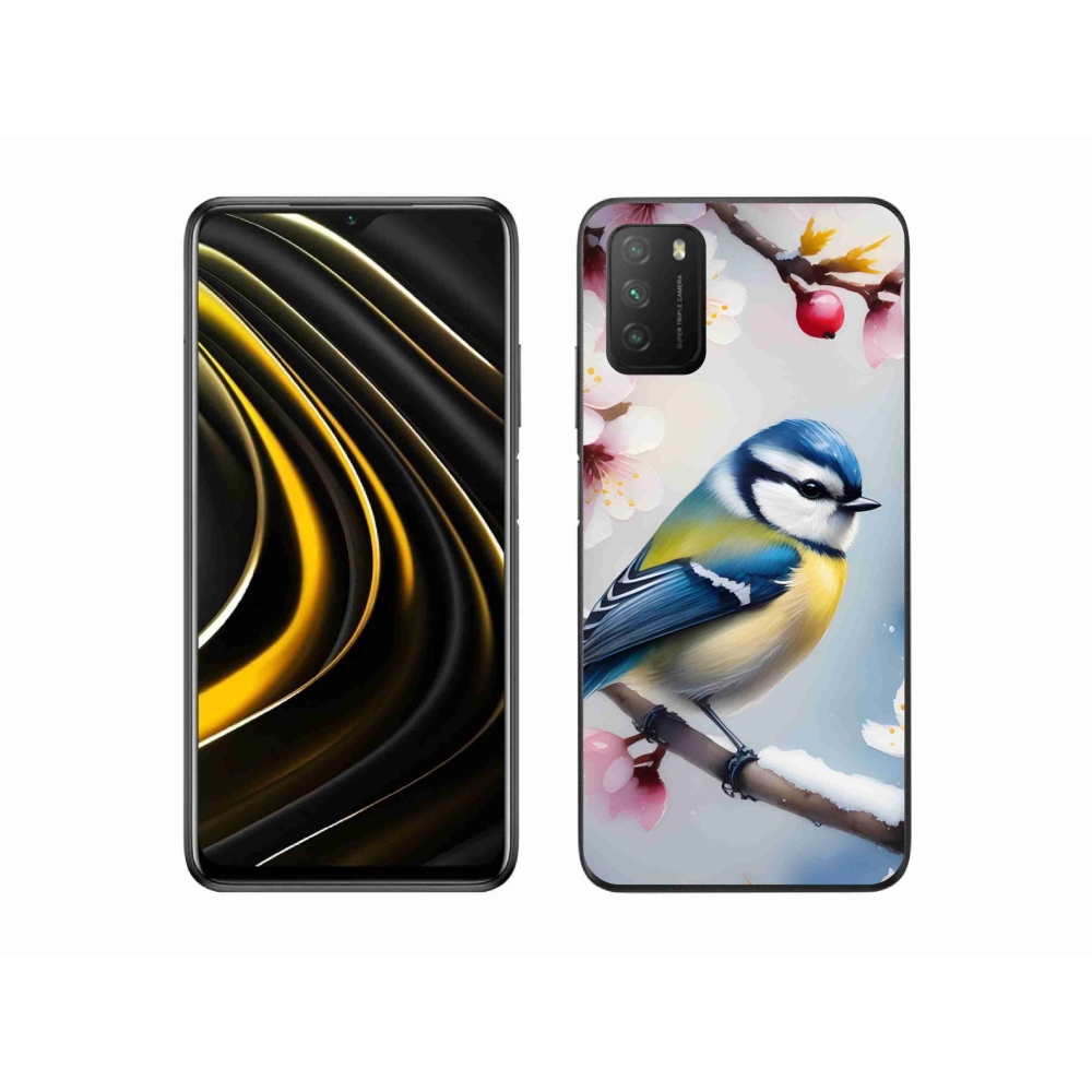 Gelový kryt mmCase na Xiaomi Poco M3 - sýkorka