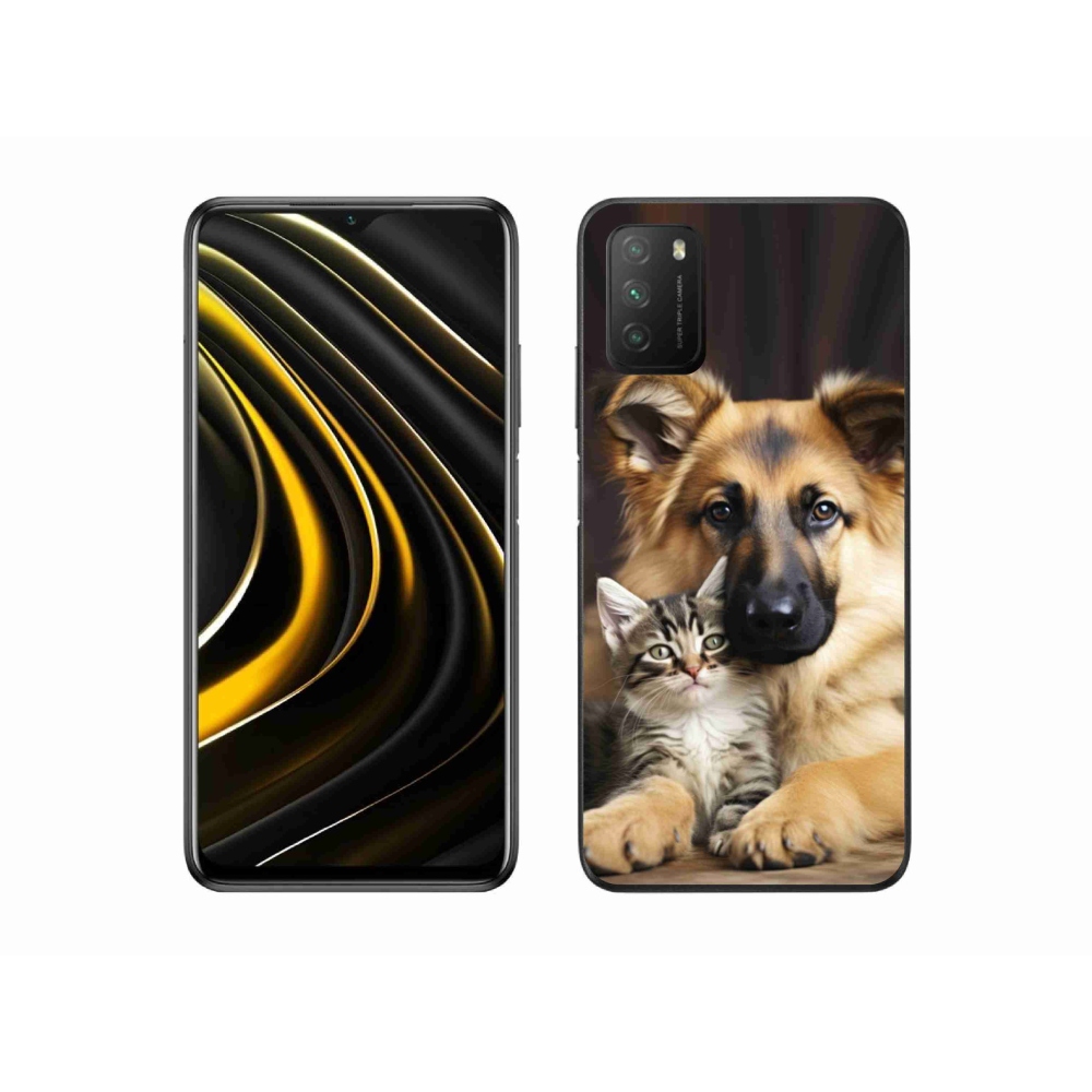 Gelový kryt mmCase na Xiaomi Poco M3 - zvířecí přátelství