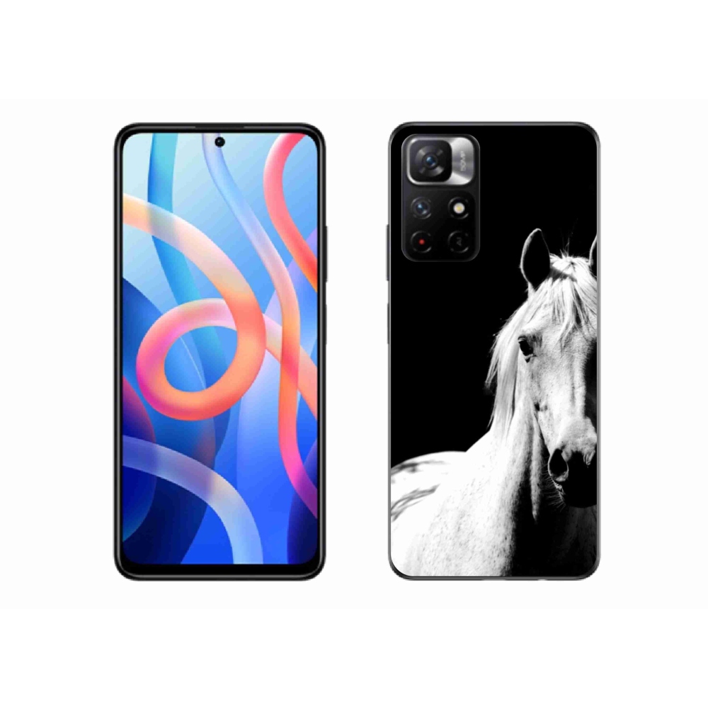 Gelový kryt mmCase na Xiaomi Poco M4 Pro 5G - bílý kůň 5