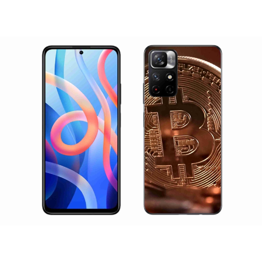 Gelový kryt mmCase na Xiaomi Poco M4 Pro 5G - bitcoin